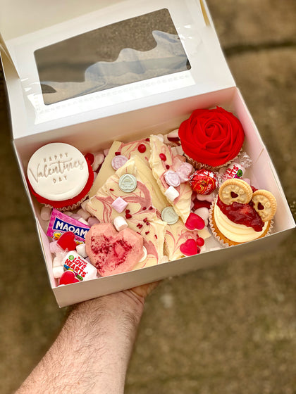 Valentine's treat boxes available in Edinburgh for delivery or collection