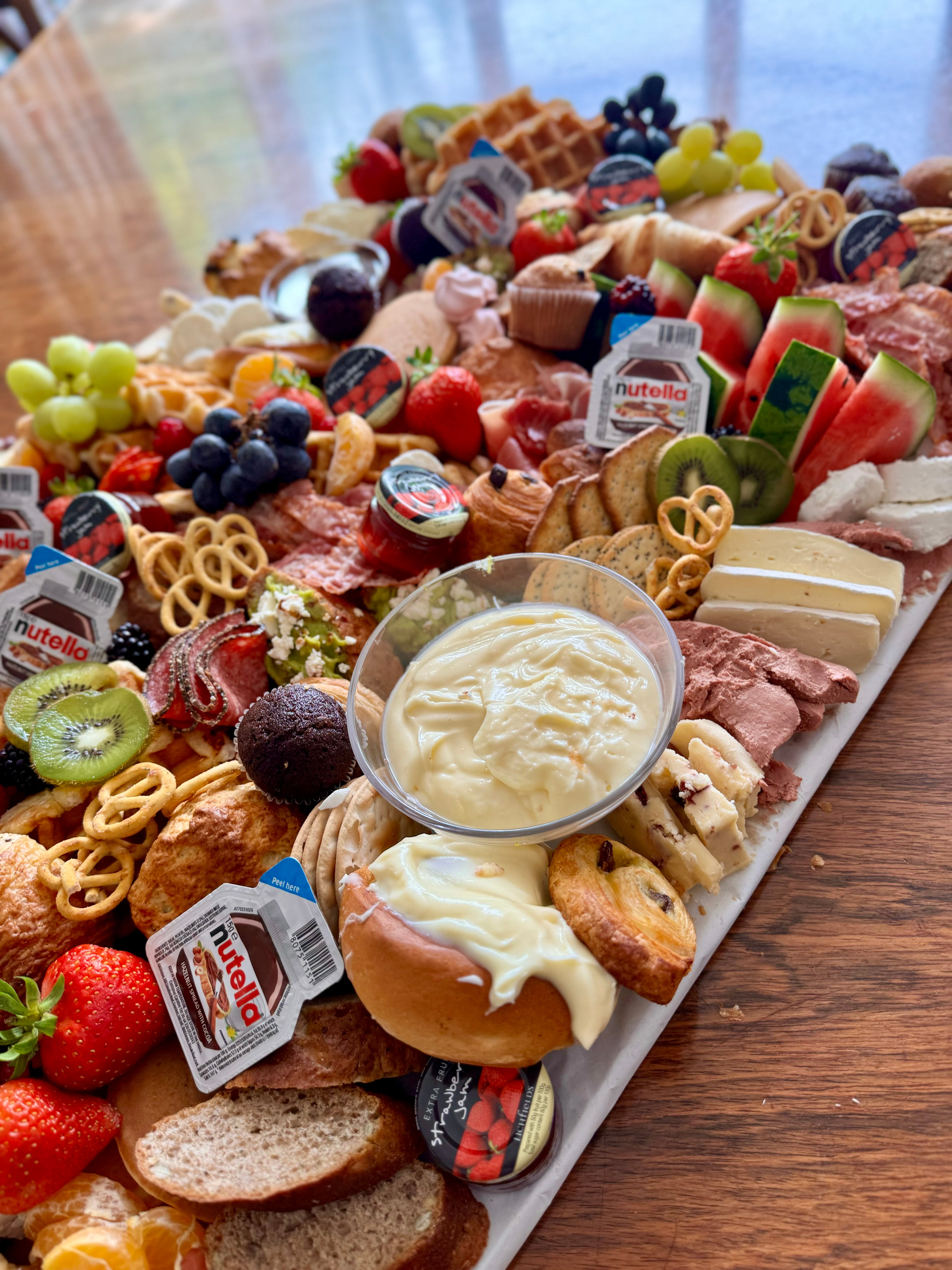 Breakfast grazing table