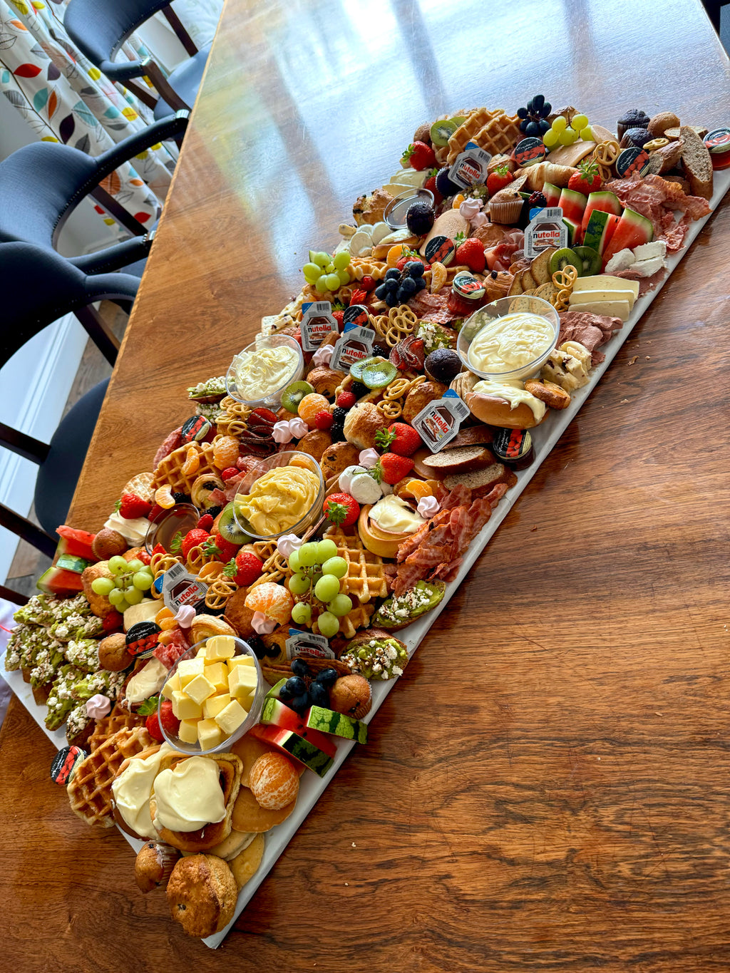 Breakfast grazing table