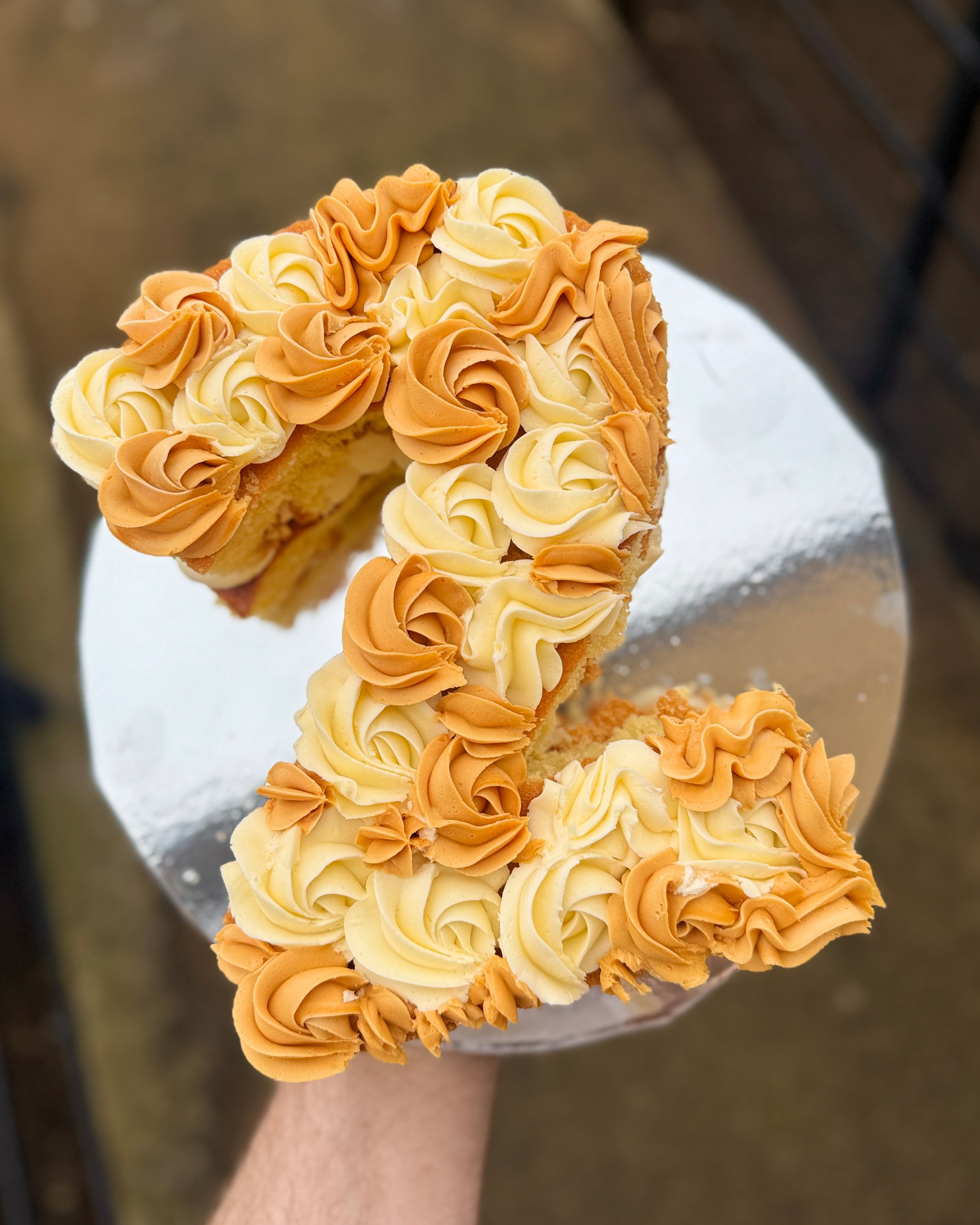 Number Cake - Buttercream topped