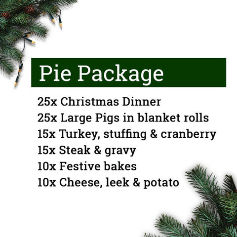 Festive pie package (100 items)