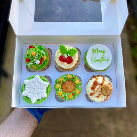 Christmas cupcakes
