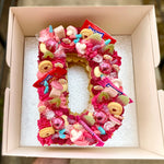 Letter Cake - Sweetie topped