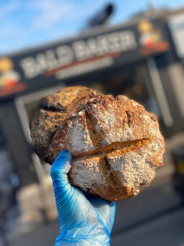 Homemade Bran Scone round
