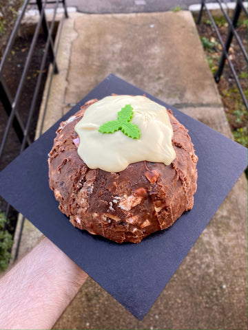 Rocky Road Christmas Pudding